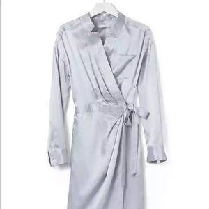 Banana republic silk wrap dress